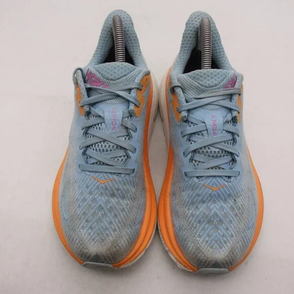 Hoka One One Clifton 9 Women's 6.5 B Blue Running Shoes Sneakers 1127896 ABIW - Picture 2 of 10